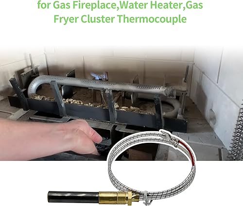 Miniatura 2 de Generadores de termopila de 24 "750 milivoltios termopila Q313A para gas Fireplace, calentador de agua, termopar de grupo de freidora de gas