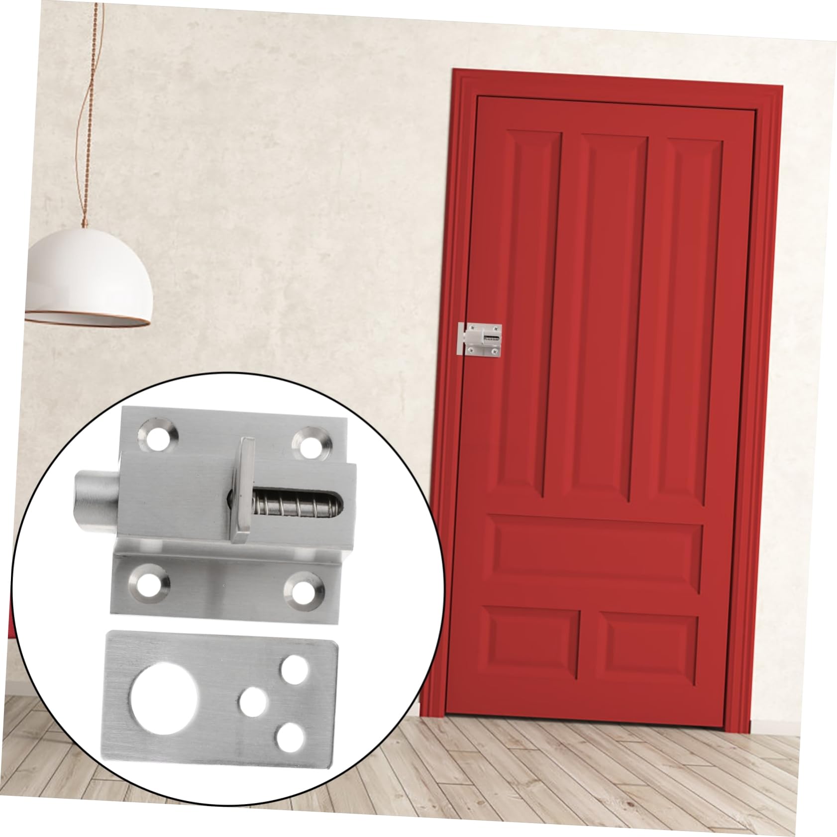 Pestillo de puerta, cerradura de puerta, 1 pieza de pestillo de pasador de acero inoxidable, piezas de pestillo deslizante de seguridad for puerta, pestillo de ventana, pestillo de acero ino