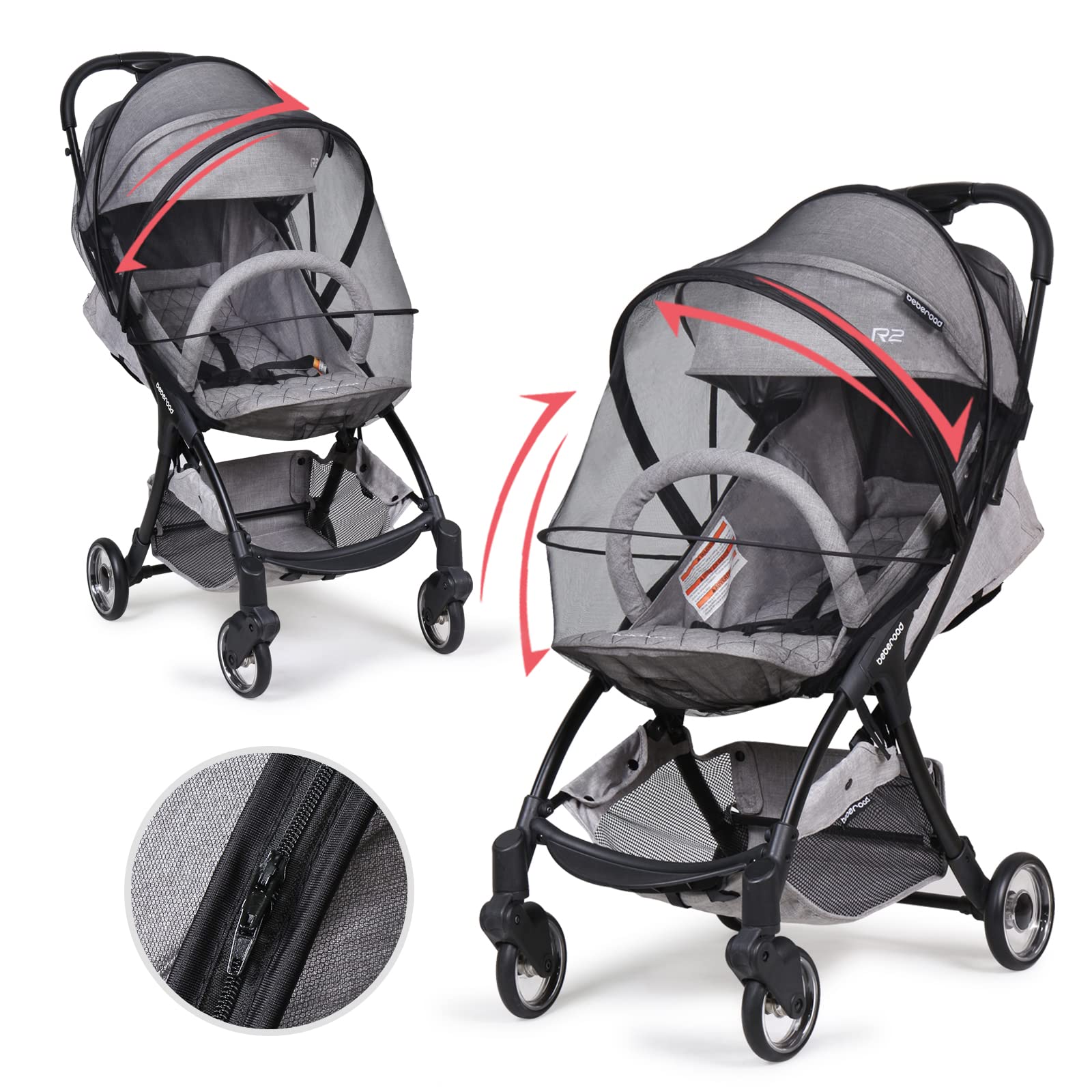 Beberoad Love Mosquito Net For Stroller Breathable