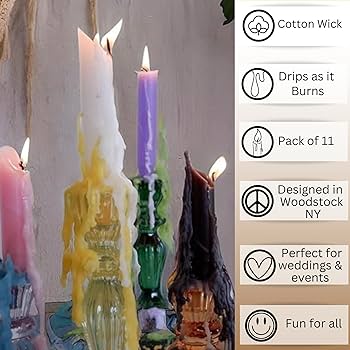 Amazon.co.jp: Candlestock ヒッピー ドリッピードリップキャンドル