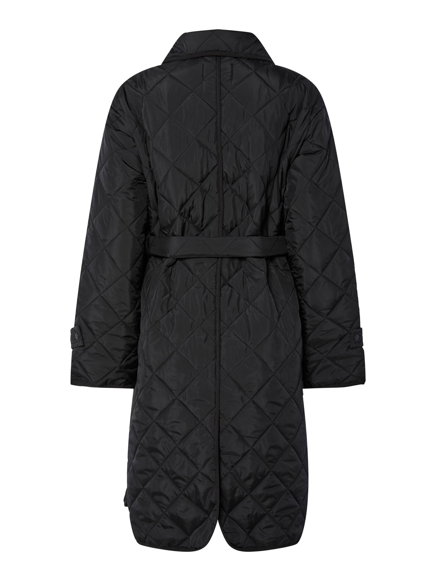 PIECES Long Quilted Jacket Pcemily Noos BC-Giacca Trapuntata Lunga Donna