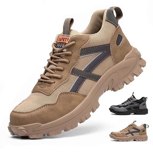 JUDBF Chaussures de Sécurité Hommes Femmes Confortable Respirante Chaussures de