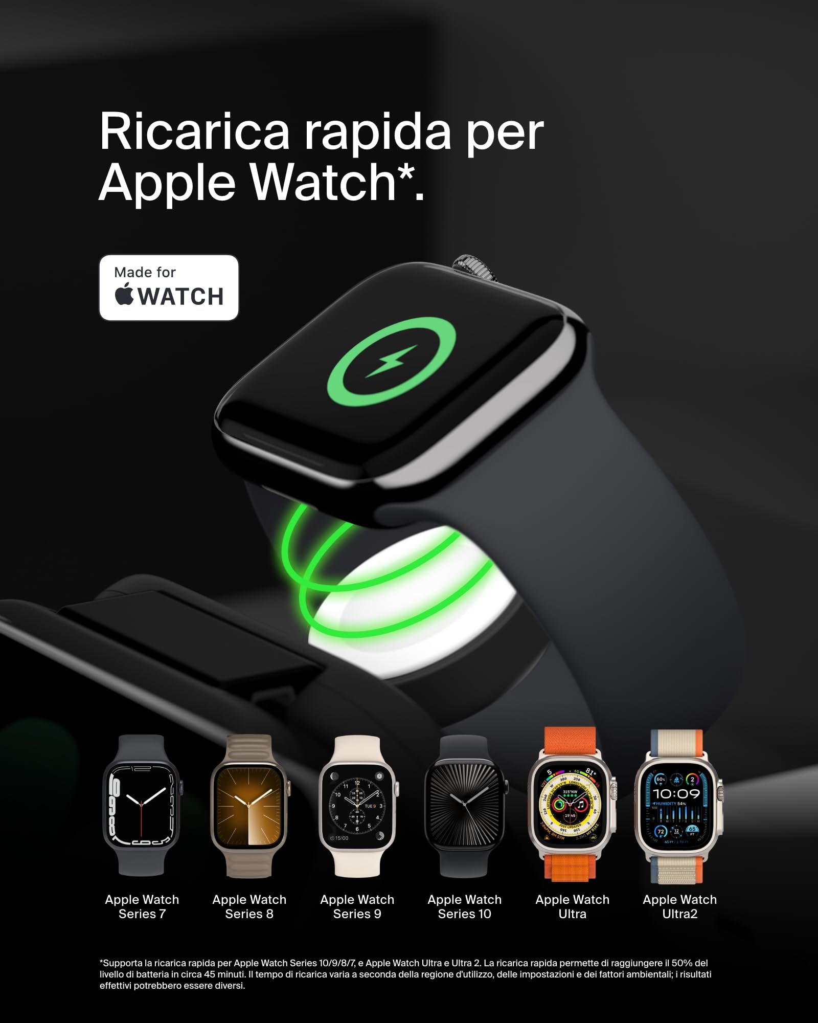 Belkin BoostCharge Pro Caricabatteria Wireless pieghevole da viaggio 3 in 1 con Qi2, 15W, tappetino di ricarica wireless MagSafe per iPhone 17, Air, Pixelsnap, Apple Watch e AirPods