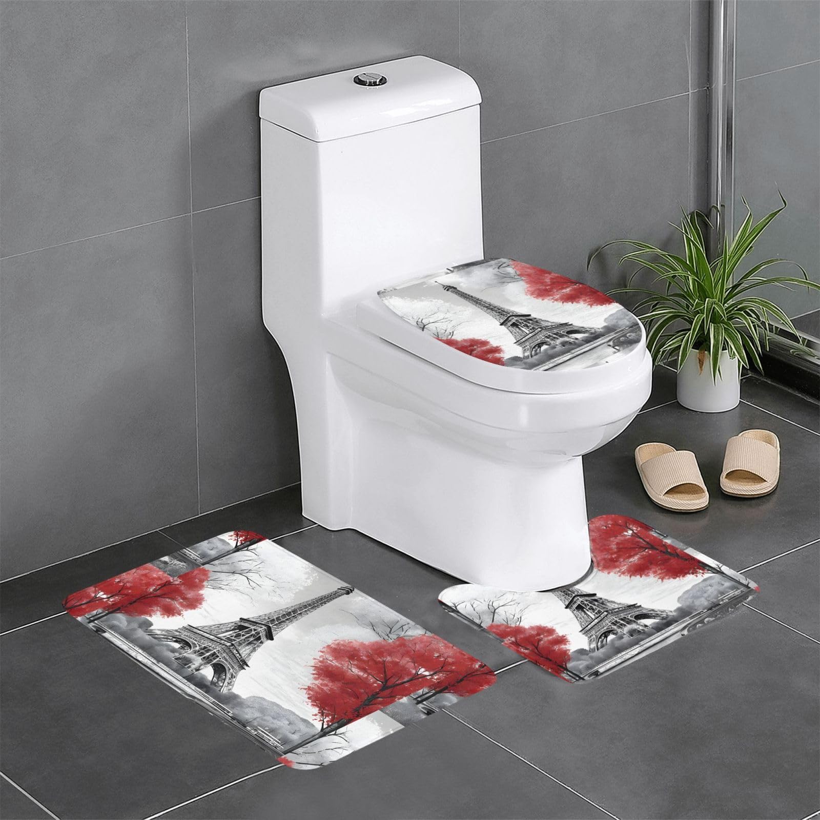 Tapis de salle de bains Paris doux pour votre confort dans la chambre et cuisine