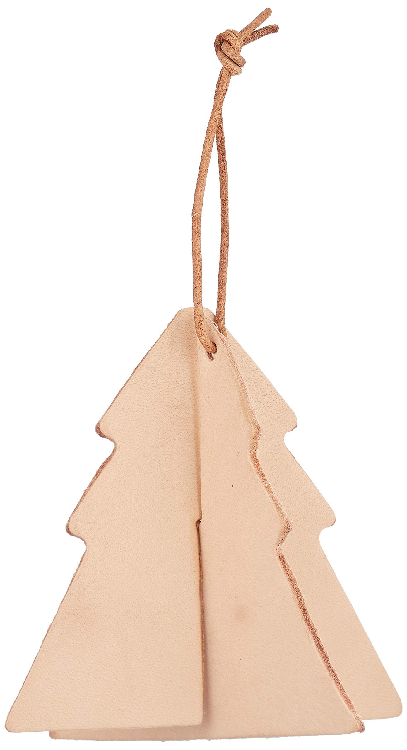 Tak Design Christmas Tree Pendant, Leather, 9mm X 9mm X 9mm