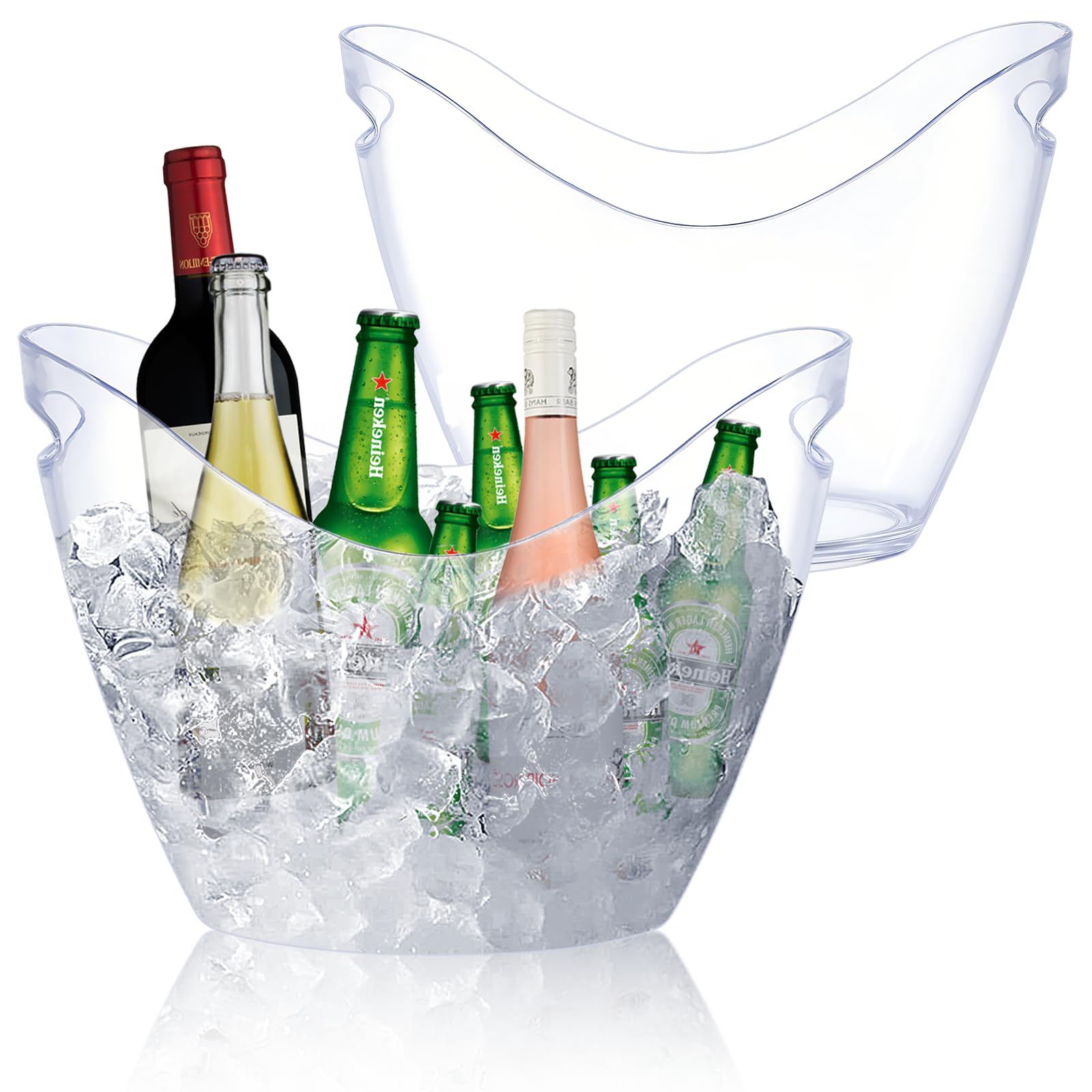 VTOSEN Eiskübel 1 L, Isolierter Eiskübel Aus Edel Produktbild-Vorschau 7
