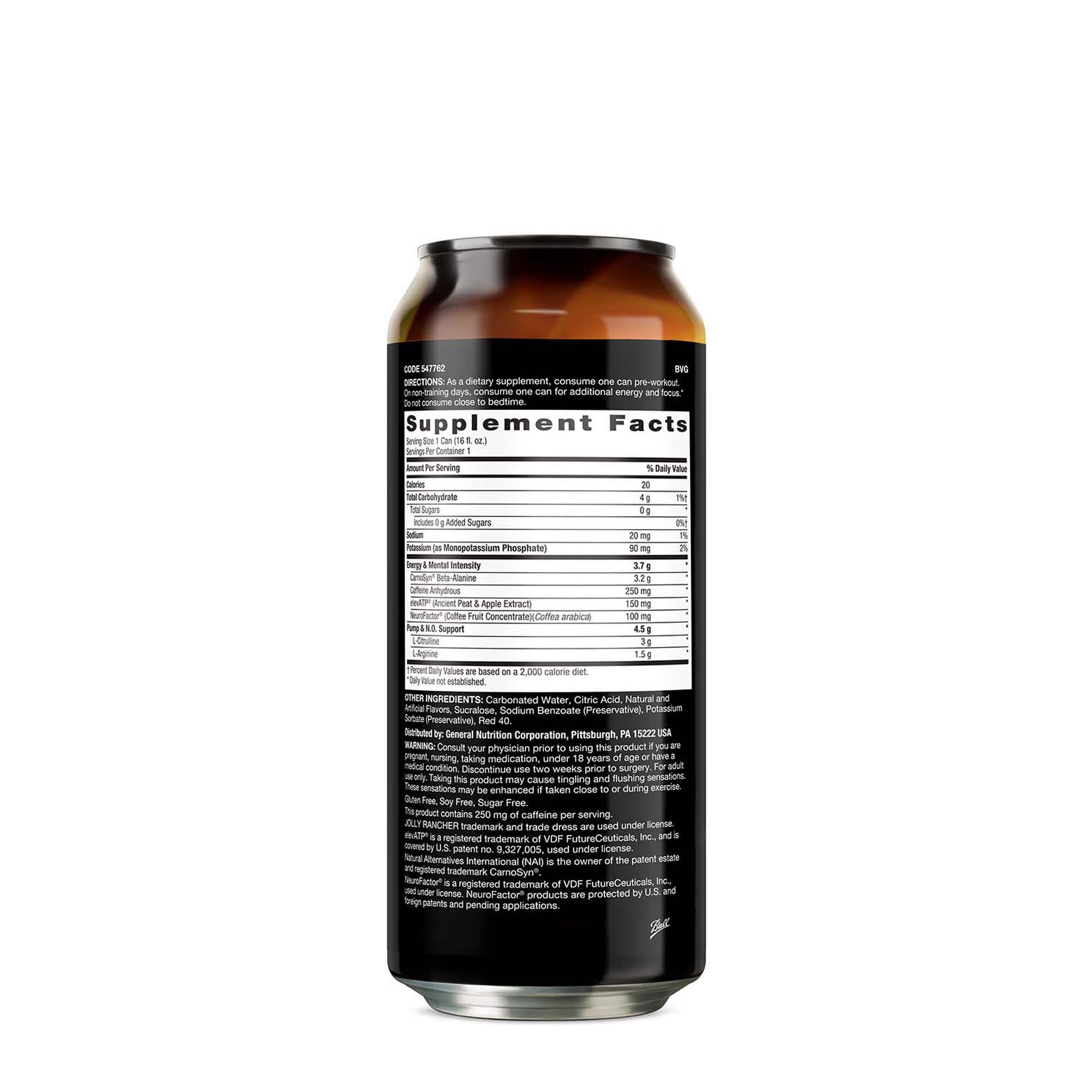 Beyond Raw Lit OnTheGo Ready to Drink Cans Contains Caffeine, L