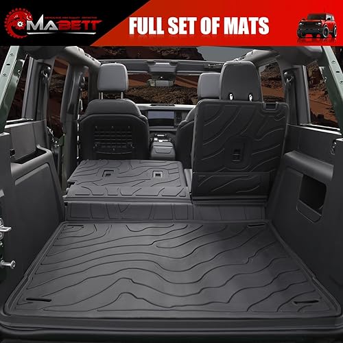 Miniatura 2 de Mabett Fundas de respaldo de asiento para Ford Bronco 2021 2022 2024 4 puertas Bronco Accesorios