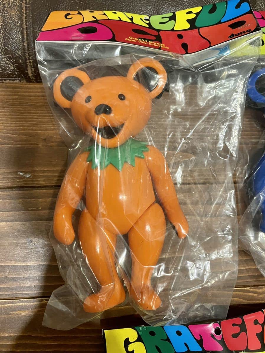 グレイトフルデッド デッドベア フィギュア オレンジ dune テツロッド Amazon.co.jp: dune グレイトフル デッド ソフビ フィギュア : おもちゃ