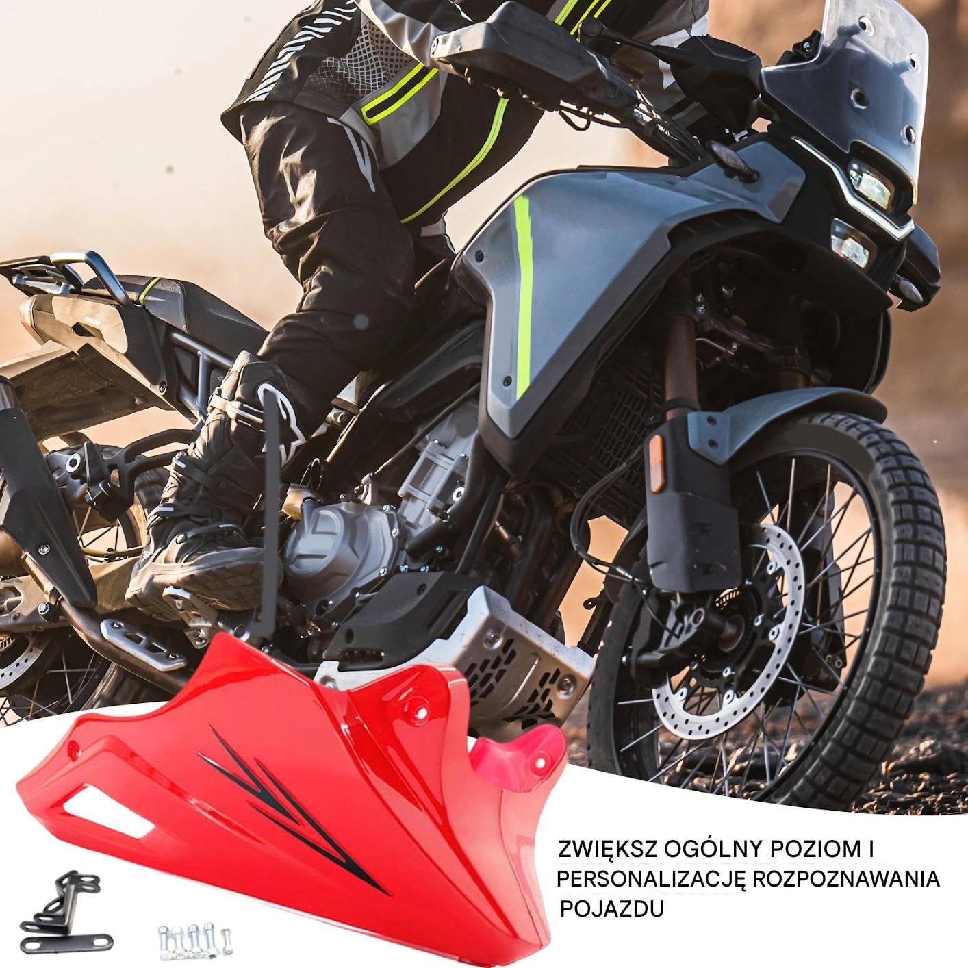 Motorcycle Owiewki Dolne Osłona Silnika | Osłony Chroniące przed Warunkami Atmosferycznymi do Codziennych Dojazdów