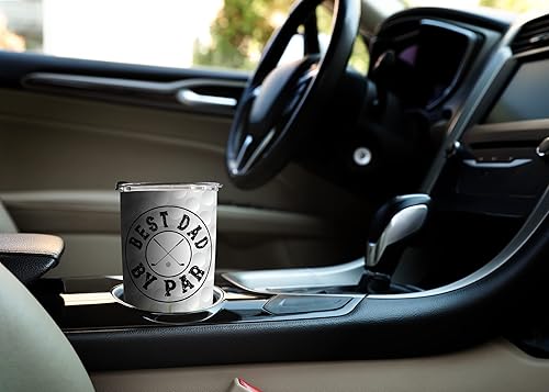 Miniatura 5 de Fancyfams Regalos de golf para papá, vaso de acero inoxidable de 20 onzas, para el Día del Padre, cumpleaños de parte de la hija, hijo, taza de