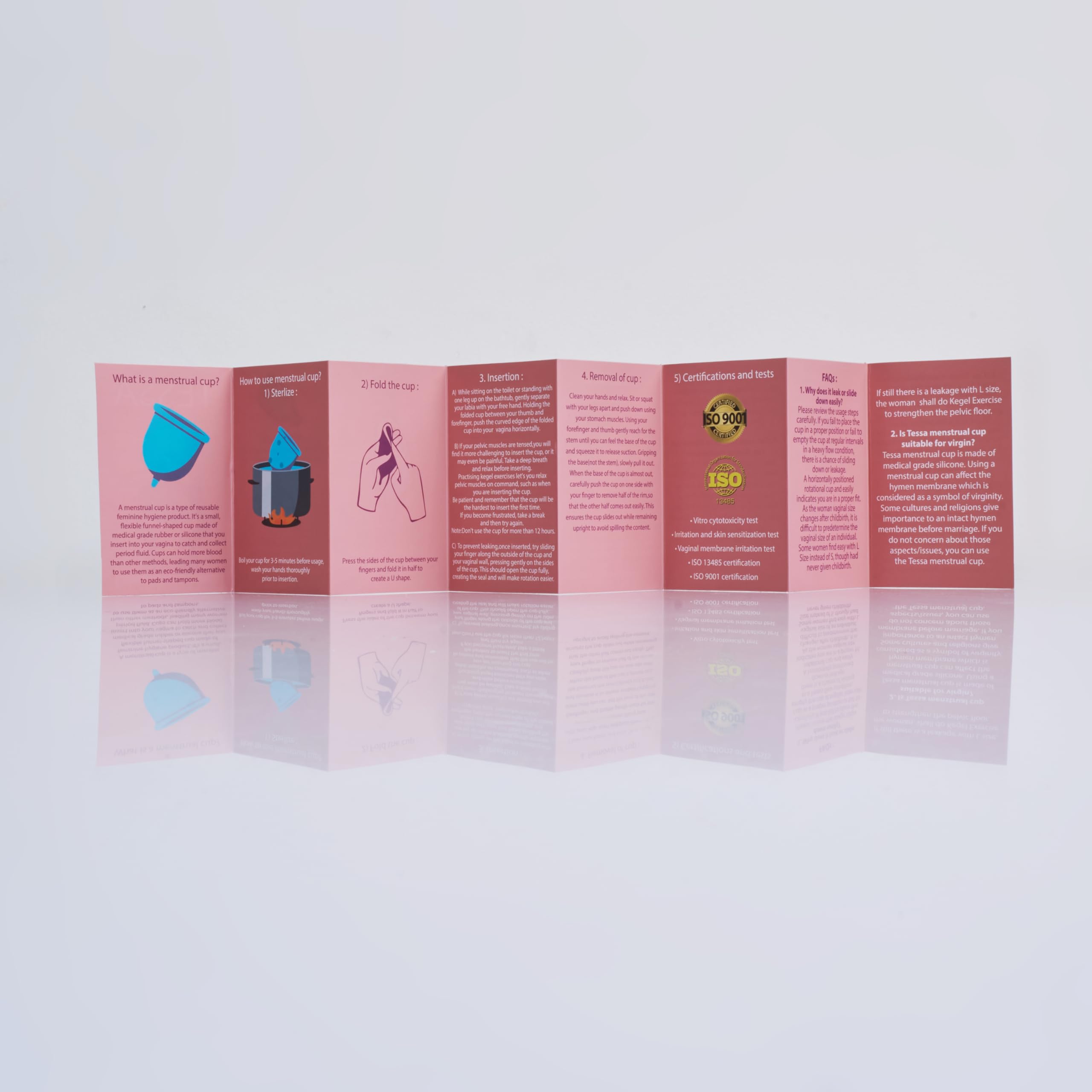 TESSA Reusable Menstrual Cup for Women – Small | 100% Medical Grade Silicone | BPA Free | Made in India | Leak-Proof Up to 10 Hours | Rash & Odour Free | Eco-Friendly Period Cup (Orange) 2