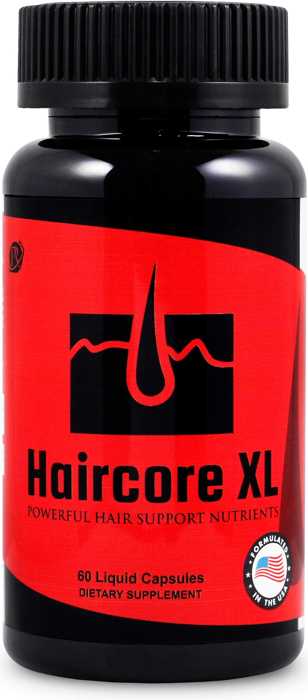 Haircore XL: DHT Blocker, Stops Hair Loss, Thinning, Balding, Repairs Hair Follicles, Promotes New Hair Growth, Regrow Hair, Men & Women, All Hair Types, 30 Day Supply