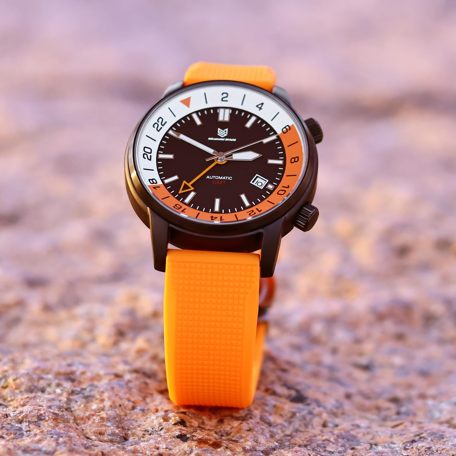 GMT Herrenuhr Automatikuhr GMT Dual-Zeitzone Armbanduhren Mechanische Uhren 42MM Edelstahl 100M Wasserdicht