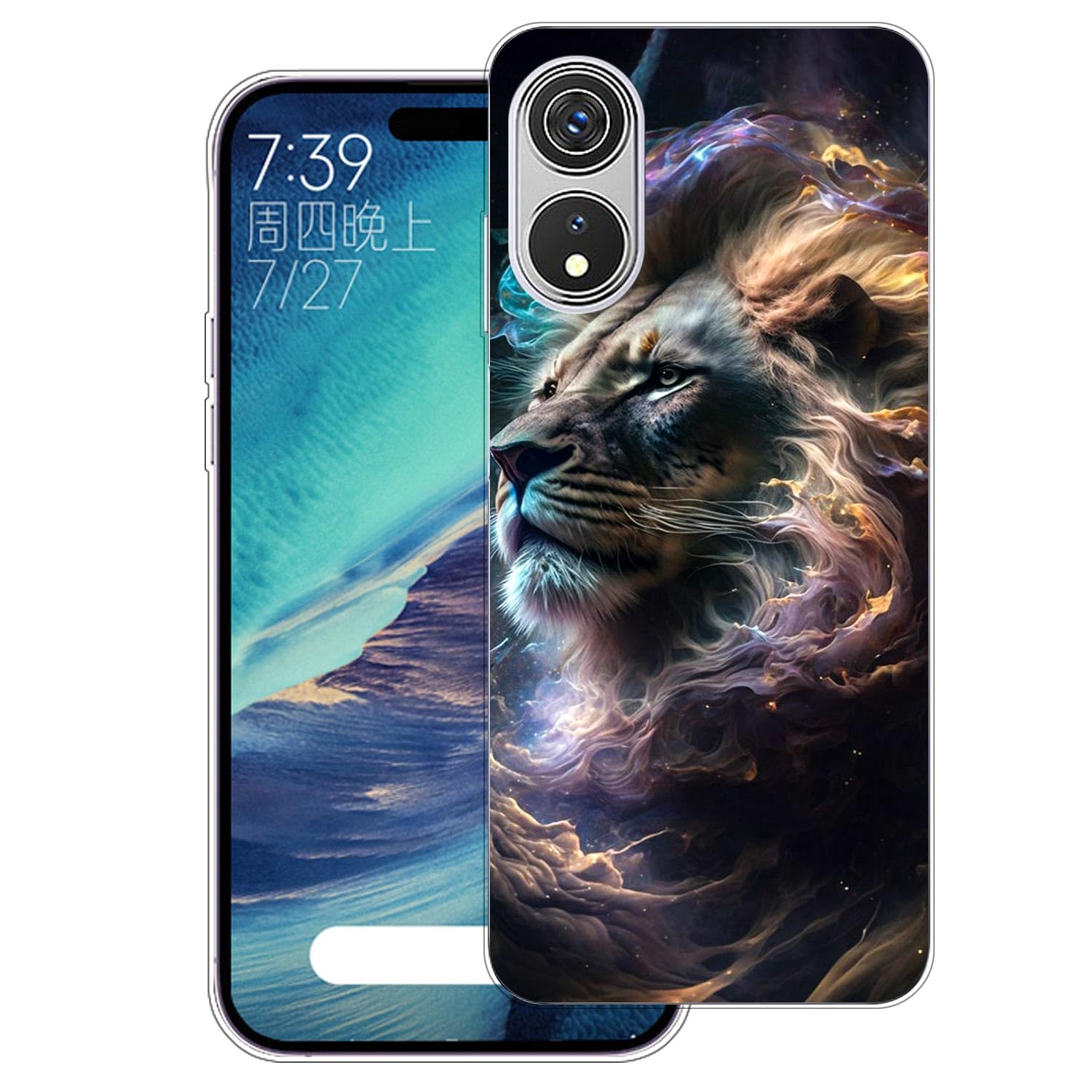 Cover Trasparente In Silicone Per CUBOT P60 - Ultra Sottile, Anti-ingiallimento, Con Stampa Tre Panda, Antiurto - 3