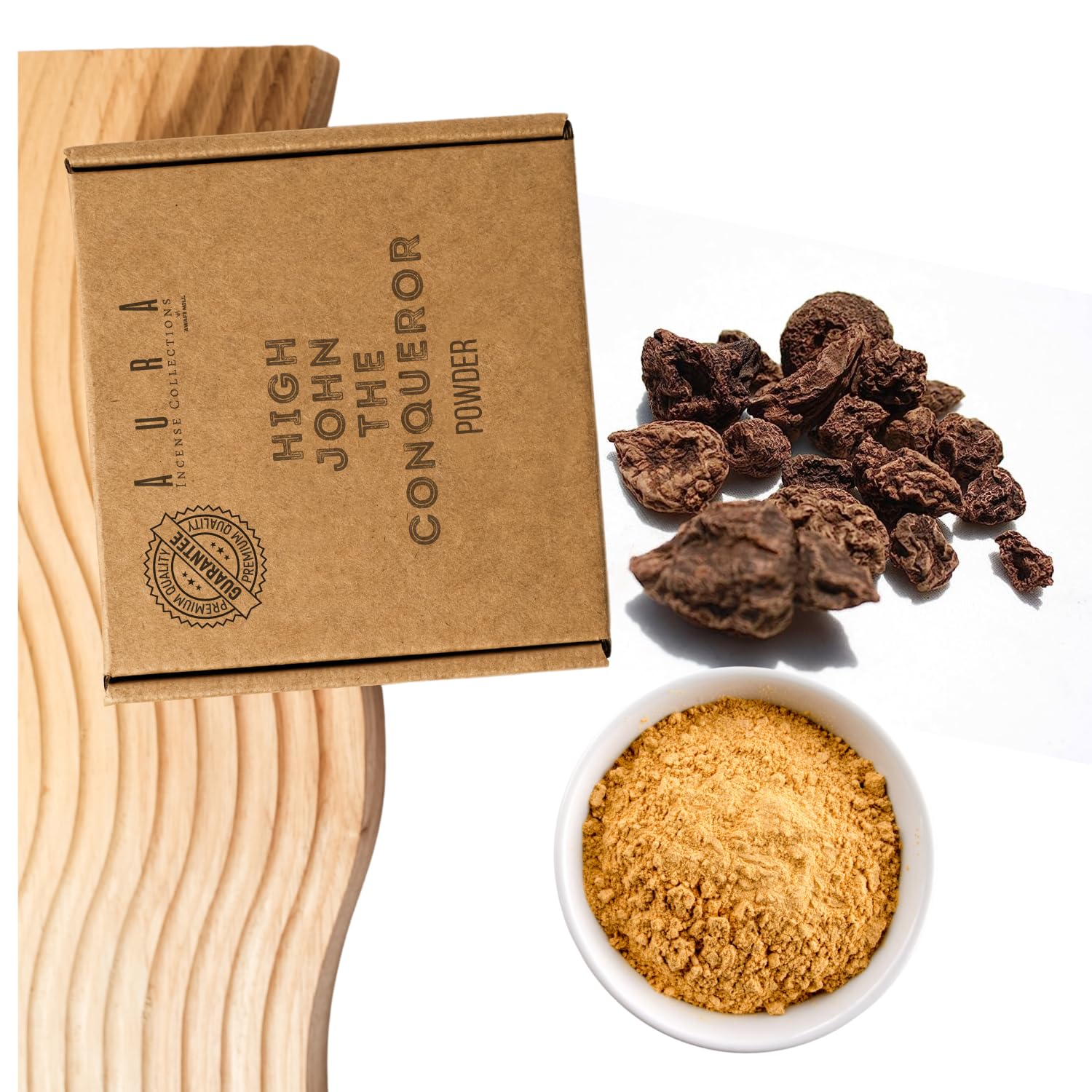 Awafi Mill High John the Conqueror Root Powder - Bulk Herbs | مسحوق جذور عالية الجودة (Pack of (1 Oz / 30 Gram) Powder)