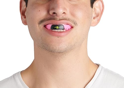 Miniatura 4 de ZAAPN001A Impact EVA y PVS - Protector bucal atlético, sin sabor (adulto, masilla rosa eléctrica)