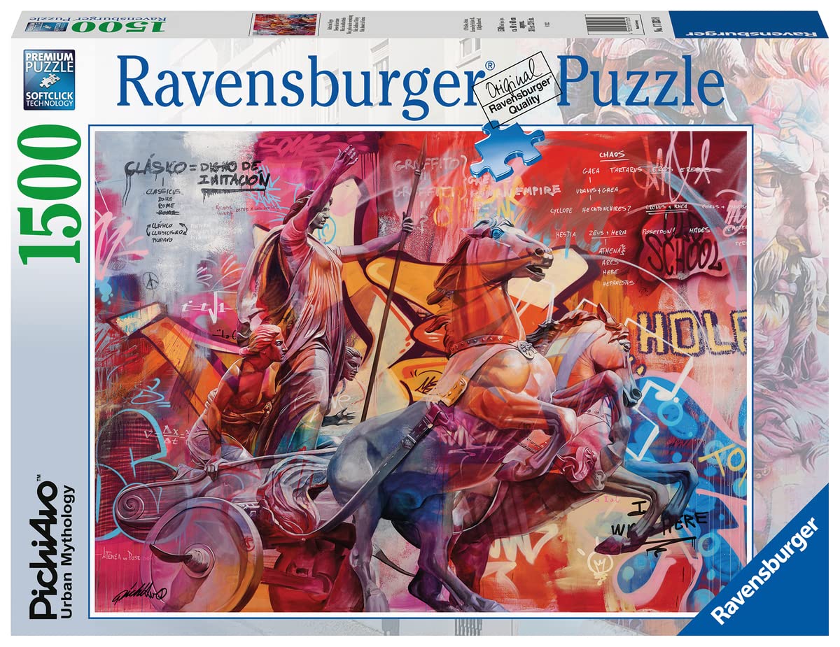 Ravensburger - Puzzle Nike Diosa de la Victoria, Puzzles de Arte para Adultos, Regalo para Niños de 14+ Años, Juego Educativo y Estimulante, 1500 Piezas, 80x60 cm