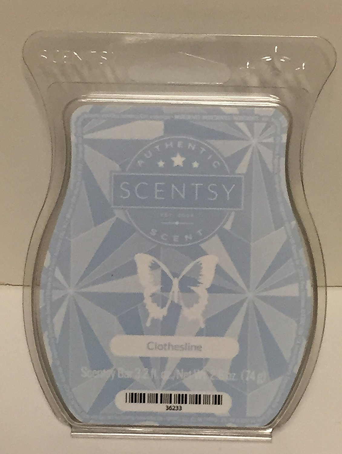 Scentsy Clothesline Bar Wickless Candle Tart Wax 3.2 Fl Oz, 8 Squares
