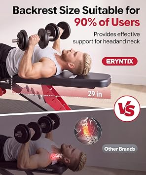 Adjustable Weight Bench,Foldable Pro Heavy-Duty Workout Bench