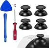 PS5 Controller Accessories PS5 Joystick & Thumbsticks Set, 2 Pairs Analogue Sticks with Repair Tools, Compatible with PlayStation 5 Controller, Replacement Sticks for Precise Control