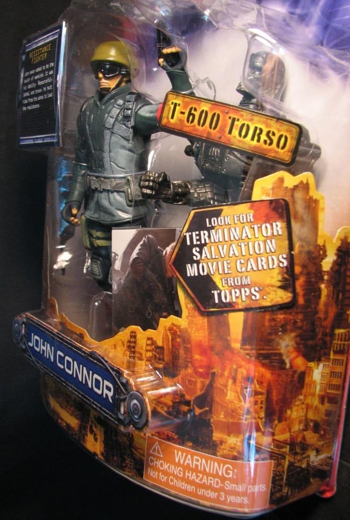 Topps Terminator Salvation John Connor With T-600 Torso Six Inch Action Figure