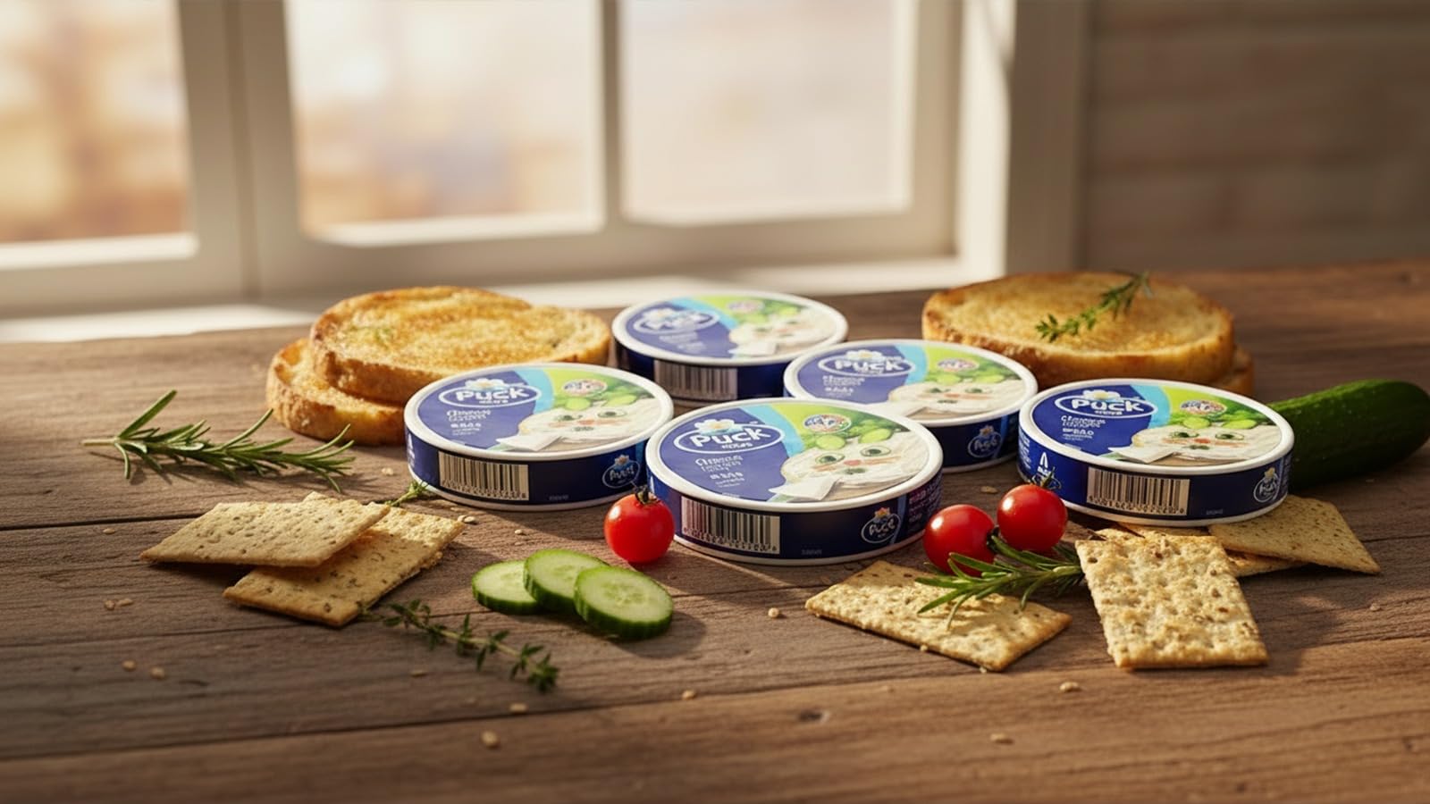 Puck Cheese Triangles (Pack of 5) 120g, Creamy Processed Cheese Portions, Smooth & Spreadable Wedges, Individually Wrapped Snack Cheese, Mild Rich Taste for Bread Crackers Sandwiches, Imported Pack of 600g-image-24