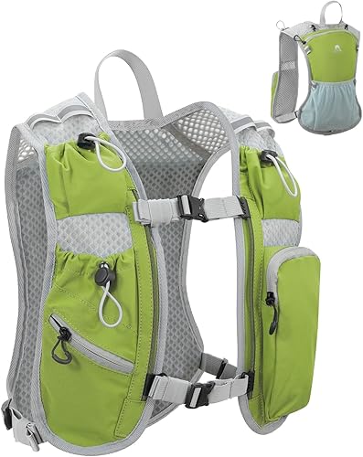 Miniatura 18 de Chaleco de correr para mujeres y hombres, mochila de hidratación para correr, chaleco para corredores, chaleco de hidratación, con soporte frontal
