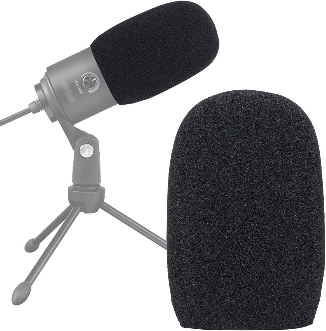 K669 Foam Mic Windscreen, Pop Filter Wind Cover Compatible with Fifine USB Condenser Recording Microphone K669, T669, K669B by