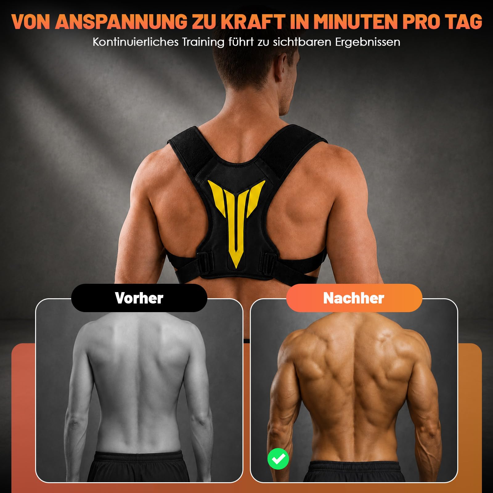 EMS Trainingsgerät für Nacken & Rücken, EMS Gerät Muskelaufbau mit Display-Fernbedienung,30 Intensitätsstufen,10 Modi, EMS Trainer zur Nacken Muskelstimulation,Rückentrainer Nackentrainer
