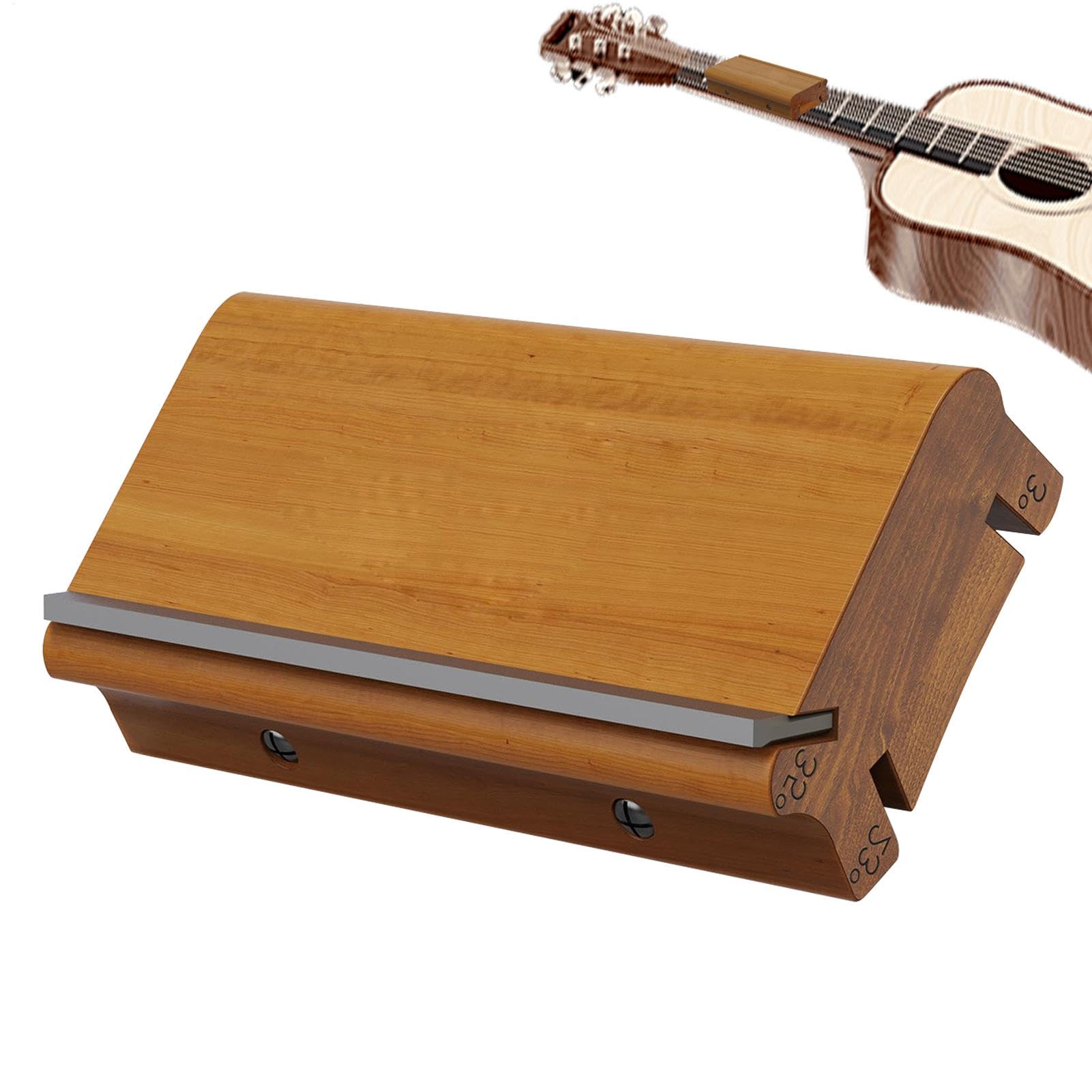 Fret Beveling File - Guitar Fretend Trimming Tool, 3/23/35 Degree Professional File | Luthier Tool for Frett , Music Nomad Fret Leveling File, Ukulele&String Instrument Maintenance