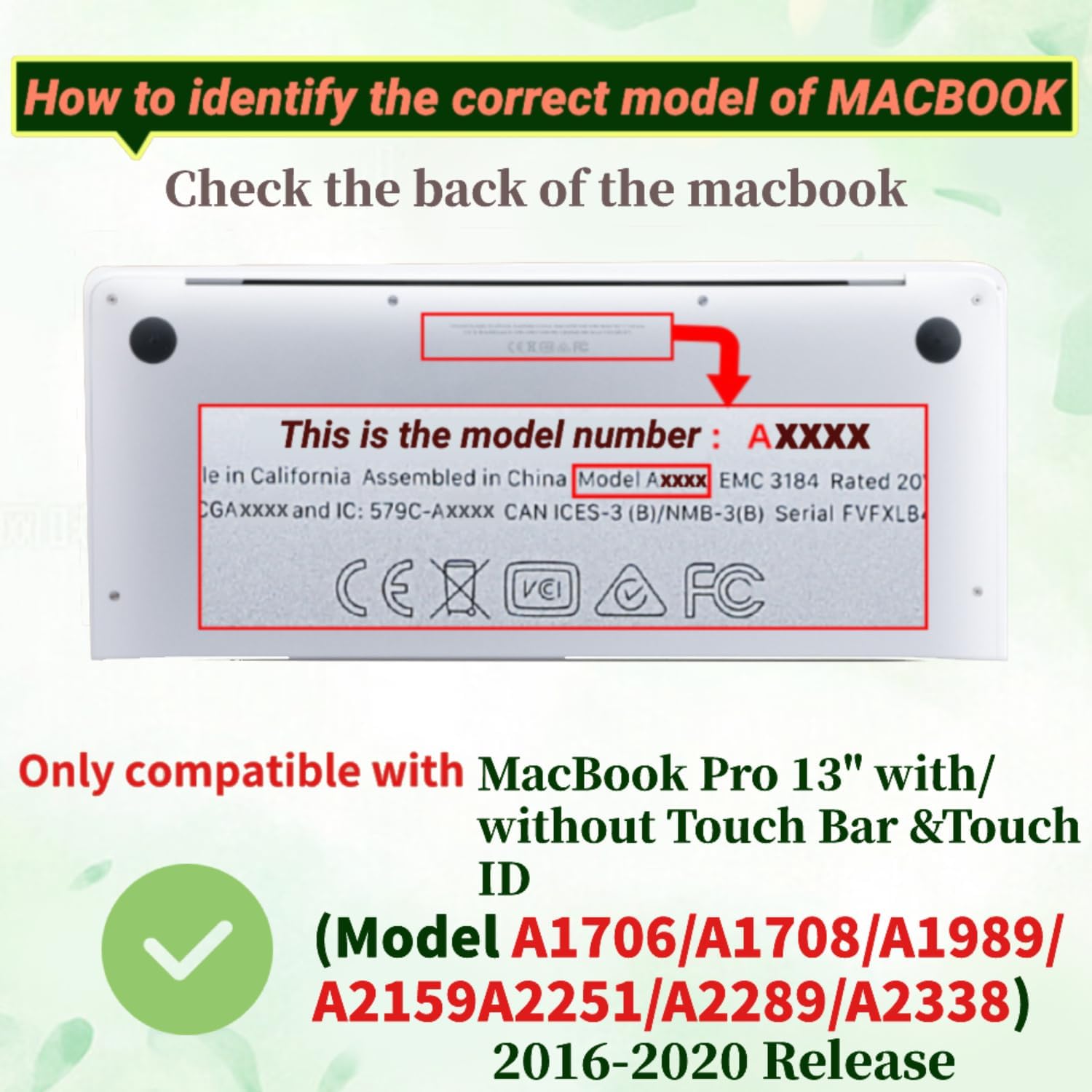 Laptop Shell Compatible with MacBook Pro 13 Inch A1706 A1708 A1989 A2159 A2251 A2289 A2338 (2016-2020 Release), Matte Plastic Hard Shell Case & Keyboard Cover, Cherry Blossom