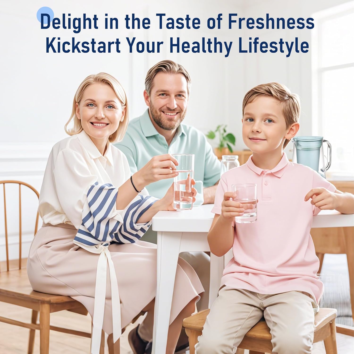 3PCS Activated Carbon + Ion Exchange Water Filter Replacement for LS Home Dispenser 18C/Glass Pitcher 7C/Plastic Pitcher 10C/7C - Image 7