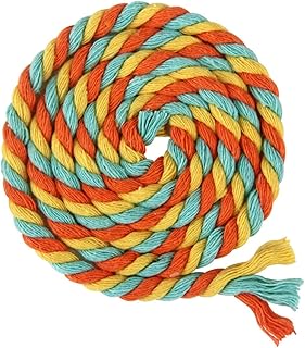 Didiseaon Colored Twine Twine for Crafts Macrame Cord Gift Wrapping Twine Bakers Twine Cotton Thread Cotton Rope Cotton String Colored Rope Colored Cord Tricolor Tapestry Packing String