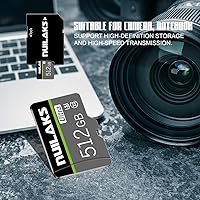 Vista 8 de Tarjeta Micro SD de 512 GB de alta velocidad para Nintendo Switch, tarjeta de memoria impermeable para teléfono inteligente Android, cámara digital