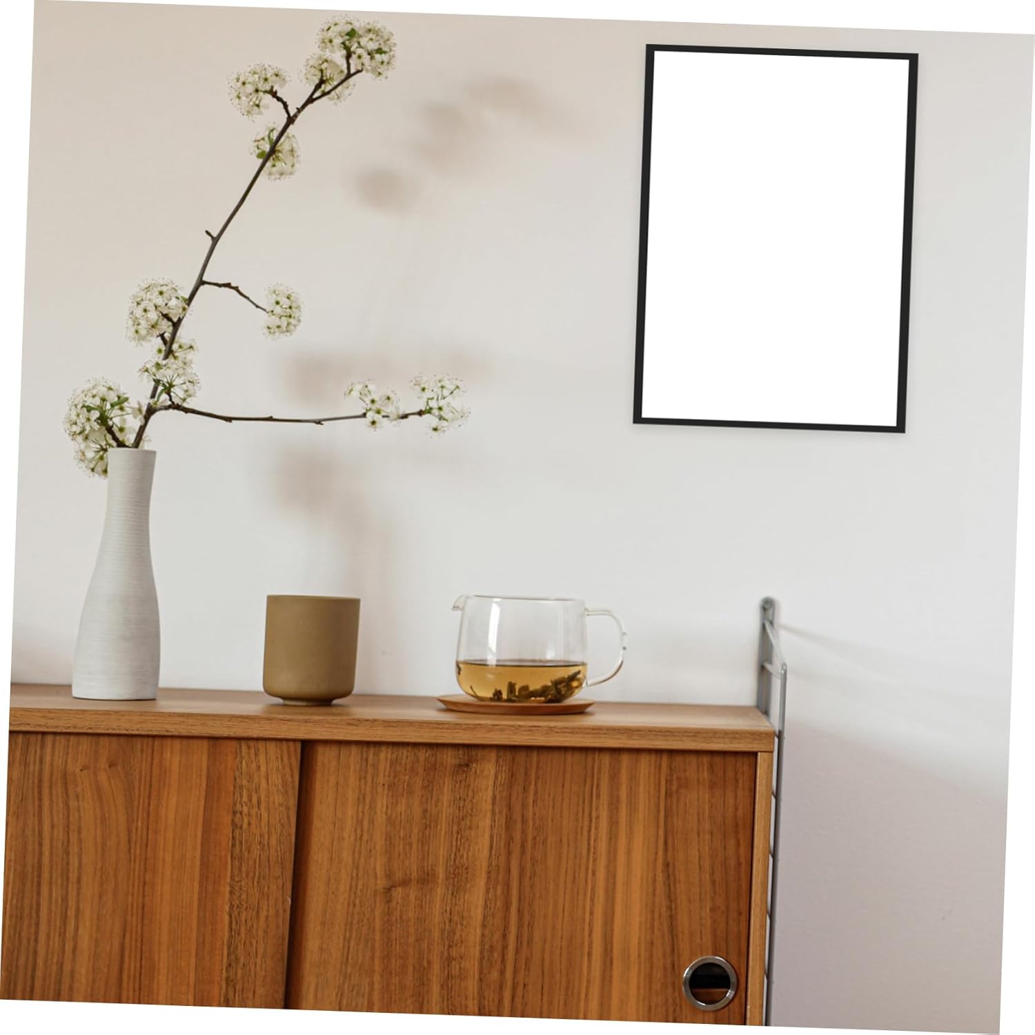 PRETYZOOM 4pcs Magnetic Photo Frames Self-adhesive Paintings Display Frames for Fridge