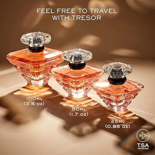 Miniatura 3 de Lancôme Trésor Eau de Parfum - Fragancia de larga duración con notas de rosa, lila, melocotón y flor de albaricoque - Perfume elegante y romántico