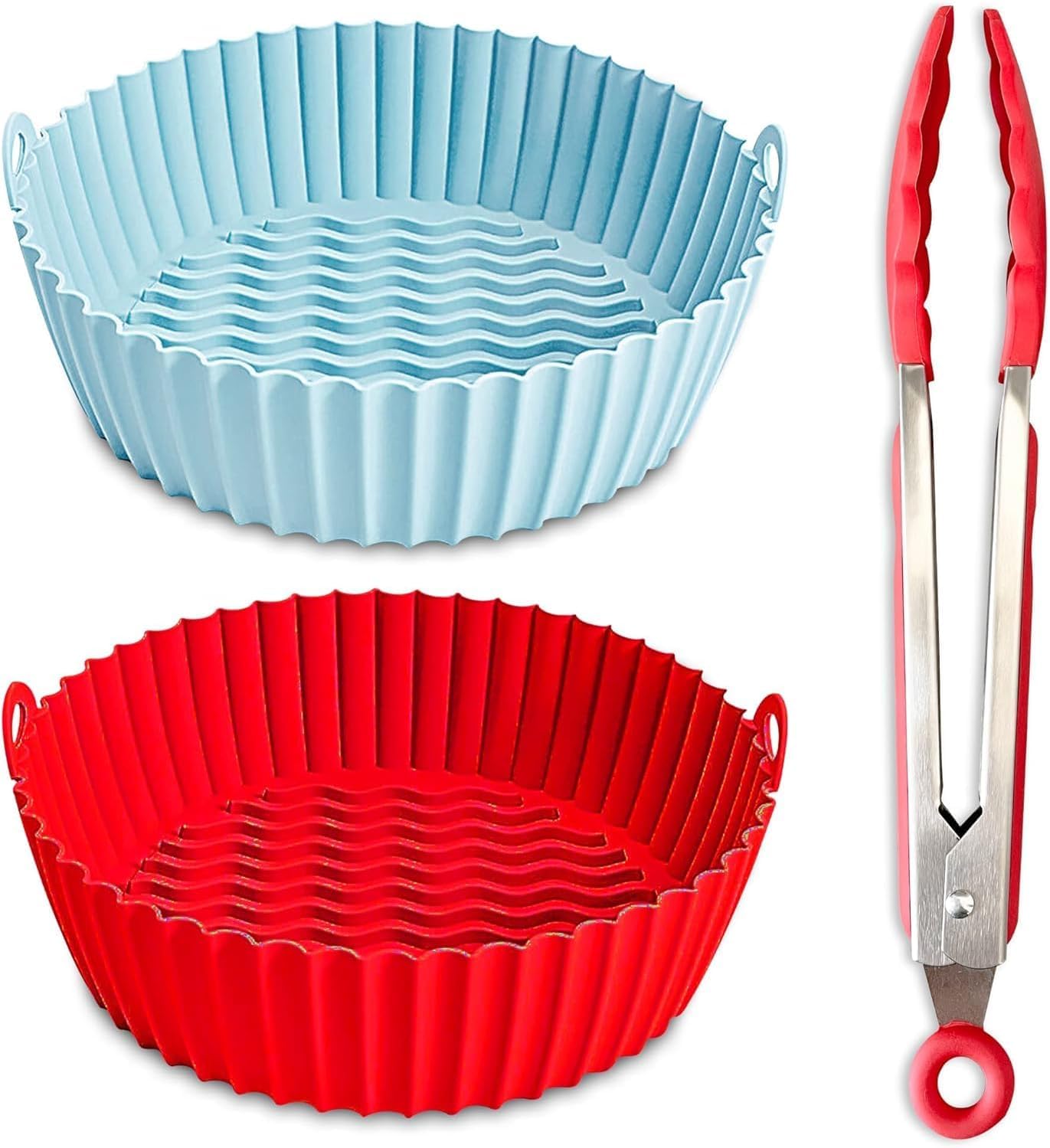 Air Fryer Silicone Liners - Reusable & Heat Resistant -6