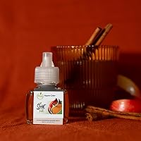 Vista 7 de Scent Fill Ambientador enchufable de sidra de manzana, repuestos de aceite perfumado, 2 recambios + difusor