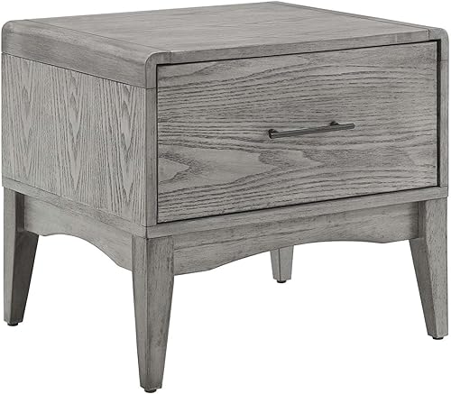 Modway MOD-6241-GRY Mesita de noche de madera Georgia, gris