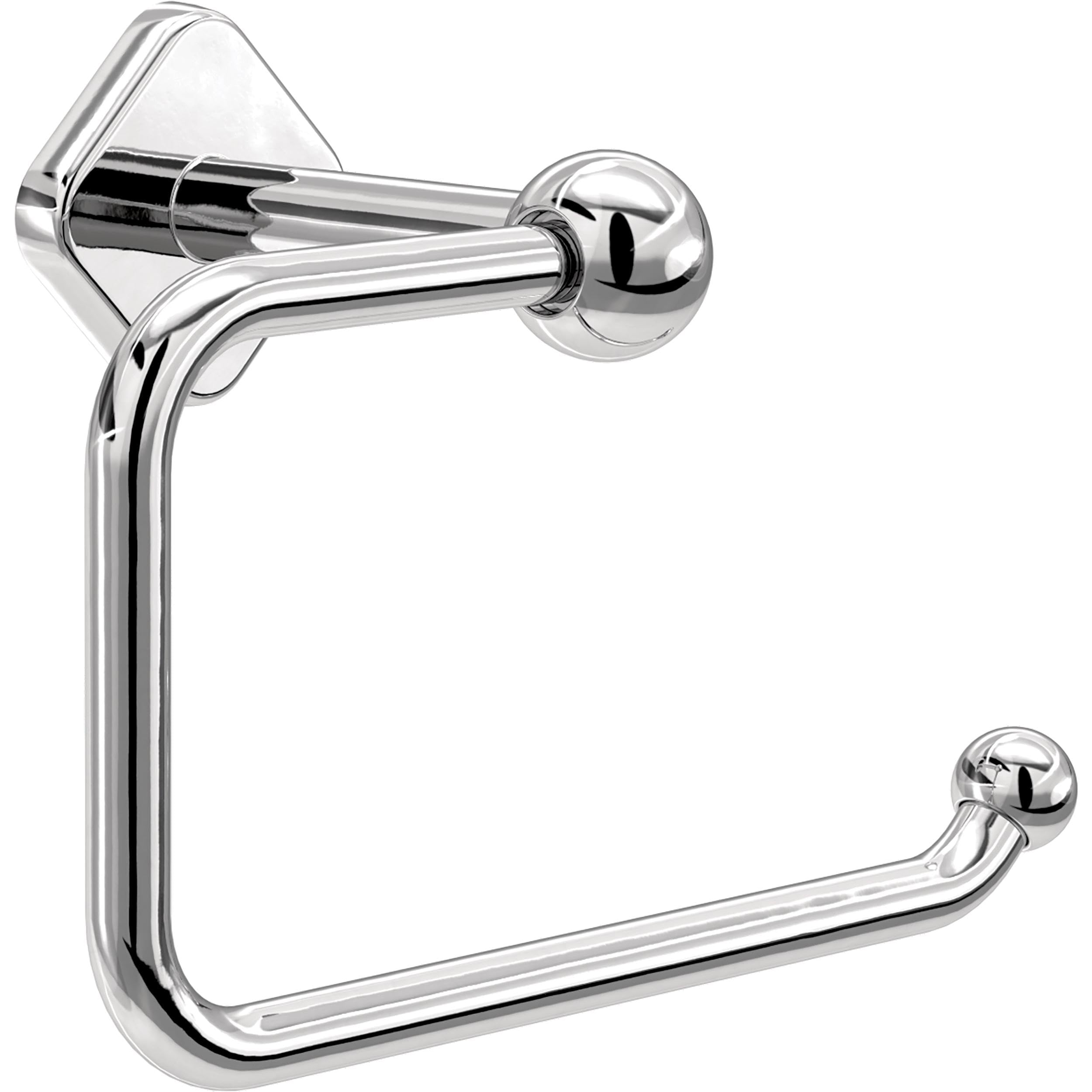 Franklin Brass Brushed Nickel Toilet Paper Holder, Wall Mount European Style Open Arm Single Post - Gainesville GNV50-SN — Amazon image 10