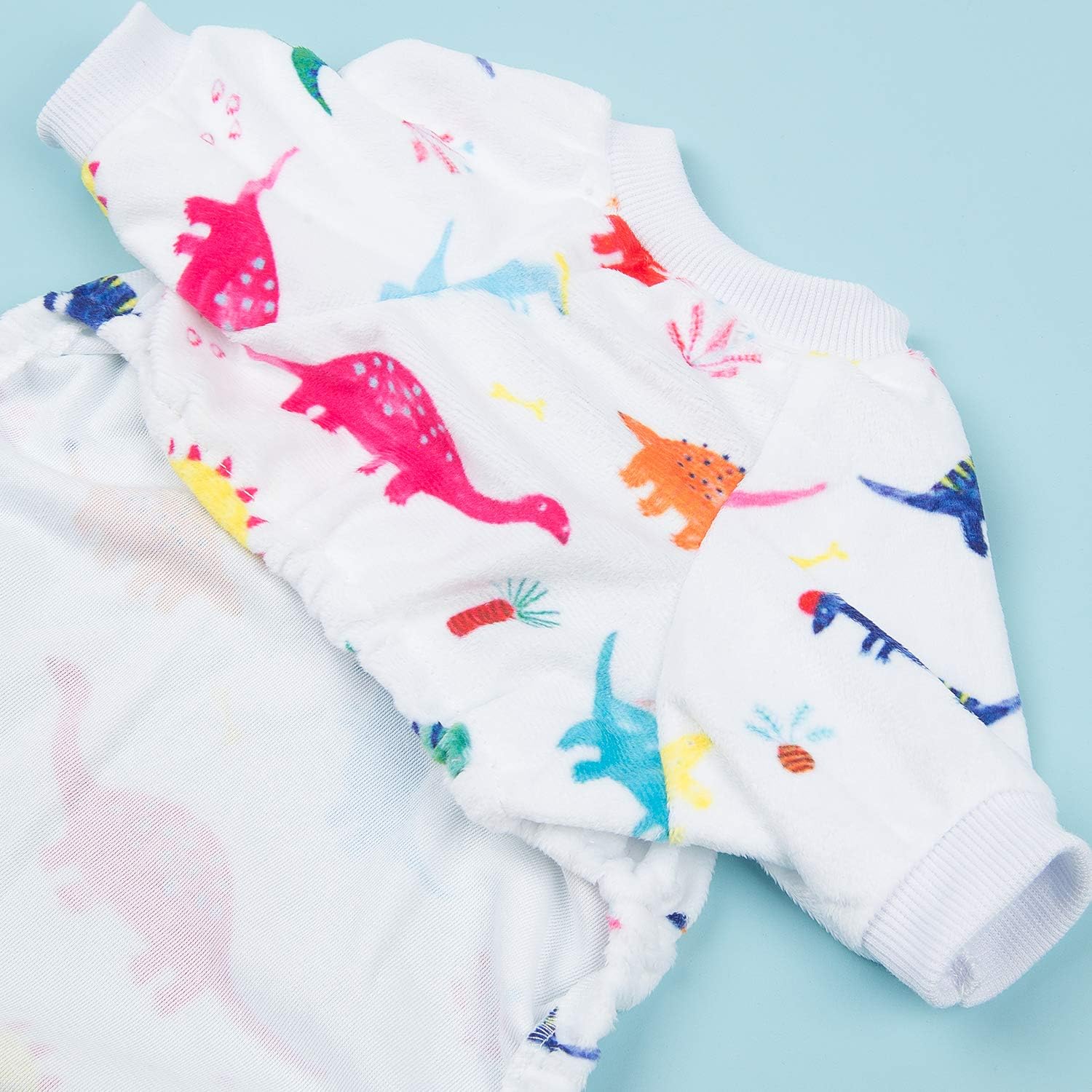 CuteBone Dog Halloween Pajamas Puppy Onesies Small Dogs Soft Pjs Coat Cat Apparel Comfy Pet Christmas Clothes Outfit Doggie Bodysuit PJD01 - Image 5