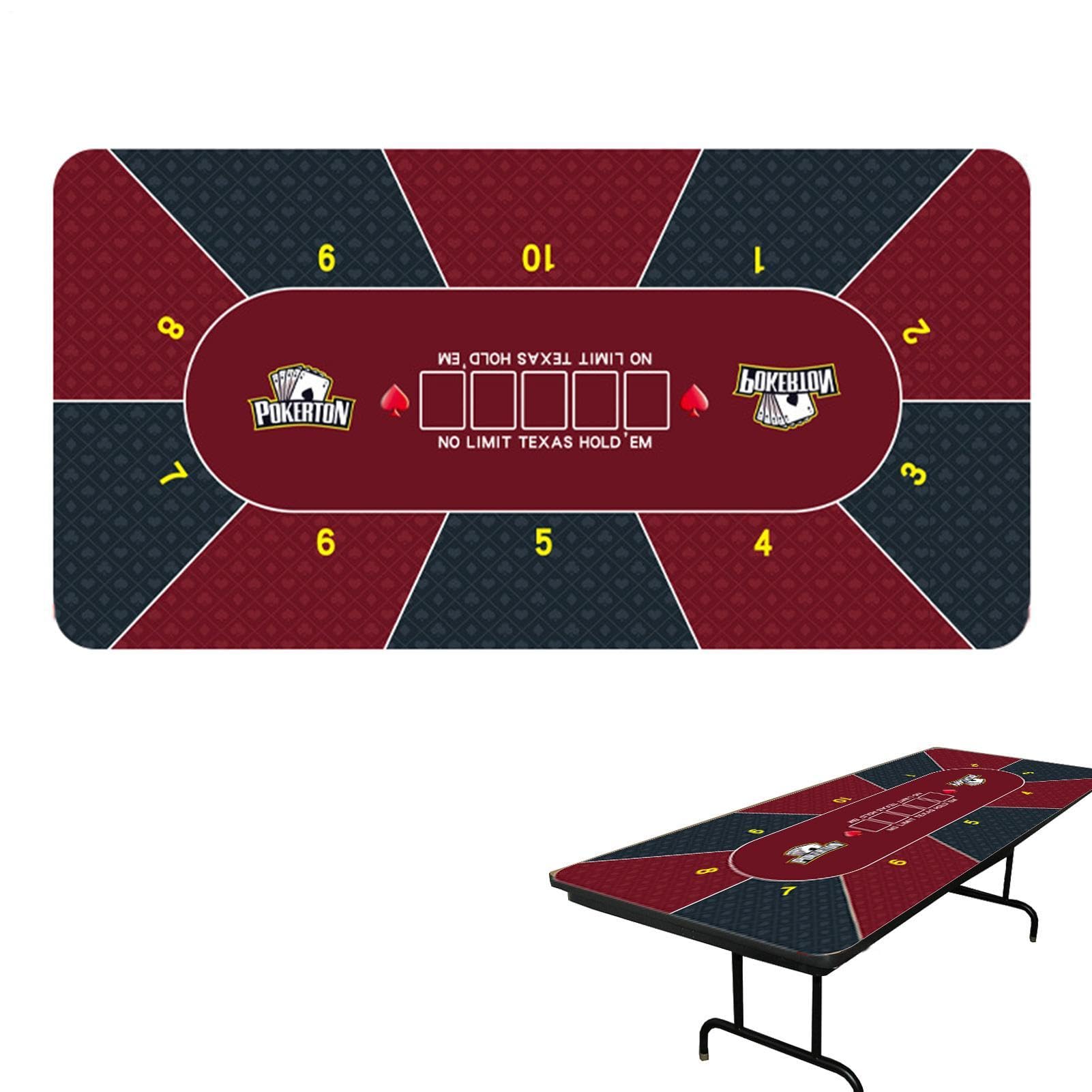 Generico Tappetino Poker - 120x60cm Poker Table Mat | Copertura Tavolo da