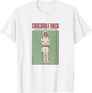 Elton John Official Crocodile Rock T-Shirt