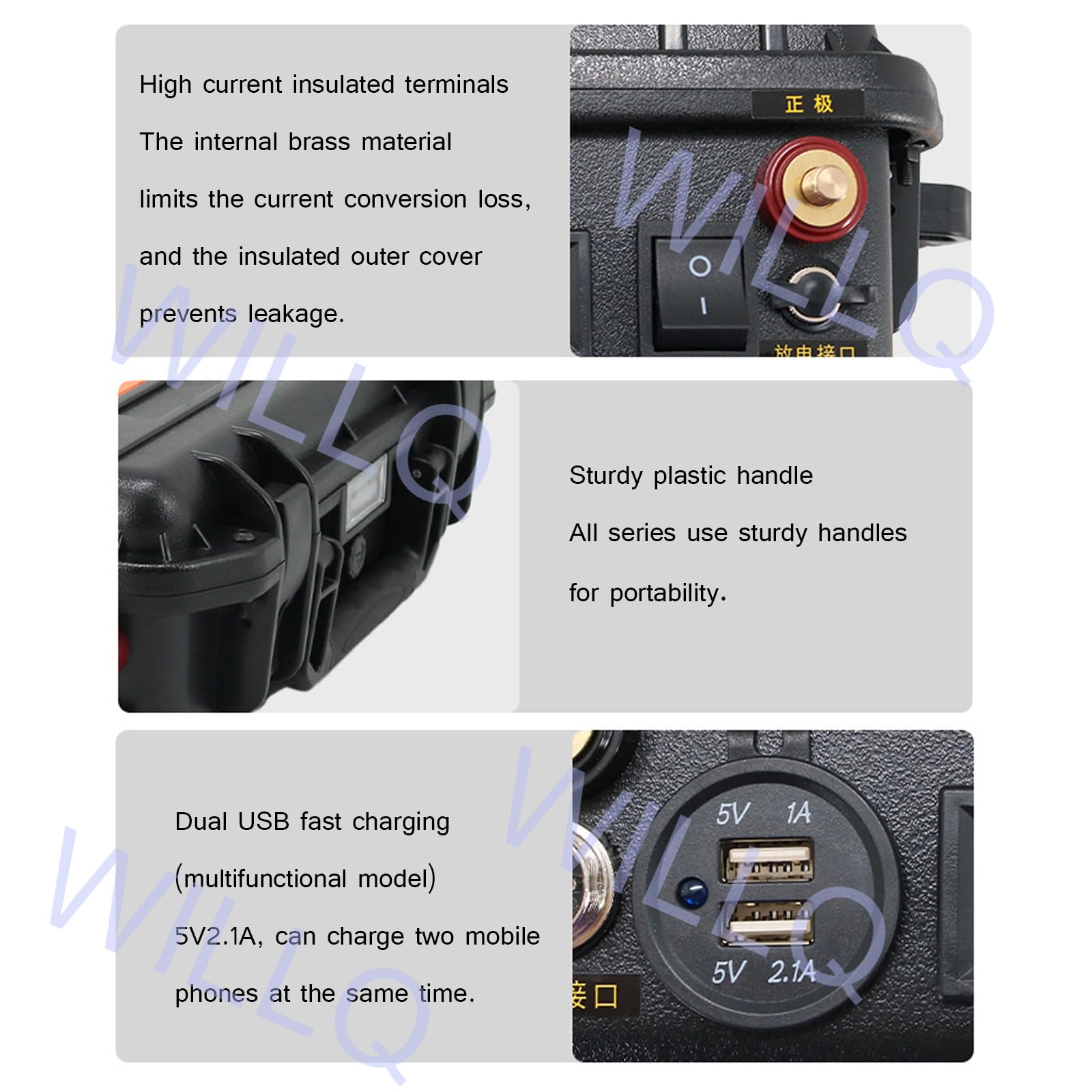 Batterie au Lithium Fer Phosphate 12V 24V LiFePO4 60 Ah-200 Ah BMS intégré pour Moteur de Bateau électrique hélice de Bateau de pêche Batterie de Propulsion Marine