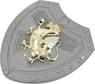 Totority Escudo De Brinquedo Escudo Medieval Escudo De Fingir Escudo De Palco Escudo De Cavaleiros Brinquedos Traje Artigos Para Festas Adereços De Festa Escudo Meninos Brinquedos Infantis