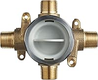 Vista 1 de American Standard RU101 - Válvula de ducha flash con entradas y salidas universales, sin terminar