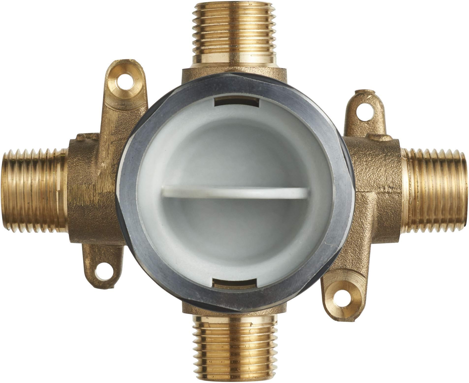 RU101 Flash Shower Rough-in Valve with Universal Inlets and Outlets, Unfinished