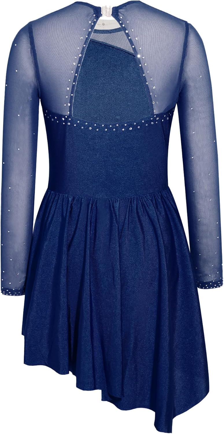 Shinsto Kids Figure Ice Skating Dress Modern Competition Dress