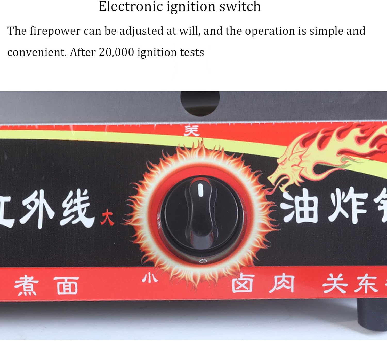 10L/20L Professional Commercial Gas Deep Fryer, Stainless Steel Countertop Propane LPG Double Slot Desktop Deep Fryer, French Fries Fryer in Kitchen Restaurant with Basket